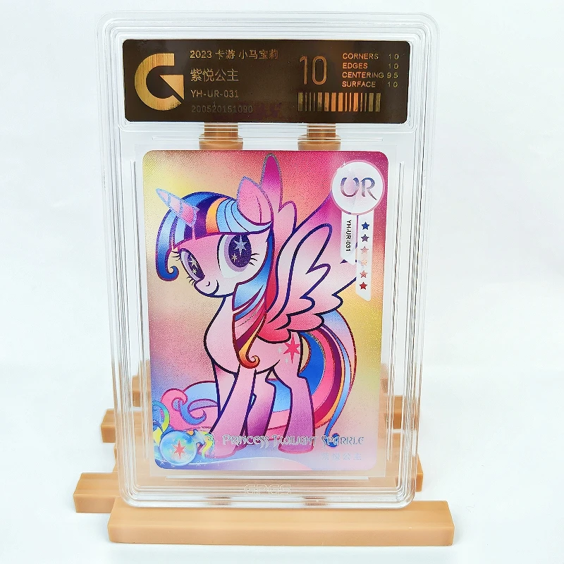 

KAYOU Genuine My Little Pony Card 10 Graded UR GGS Rating Card Twilight Sparkle Rare Anime Collection Card Toys Gift