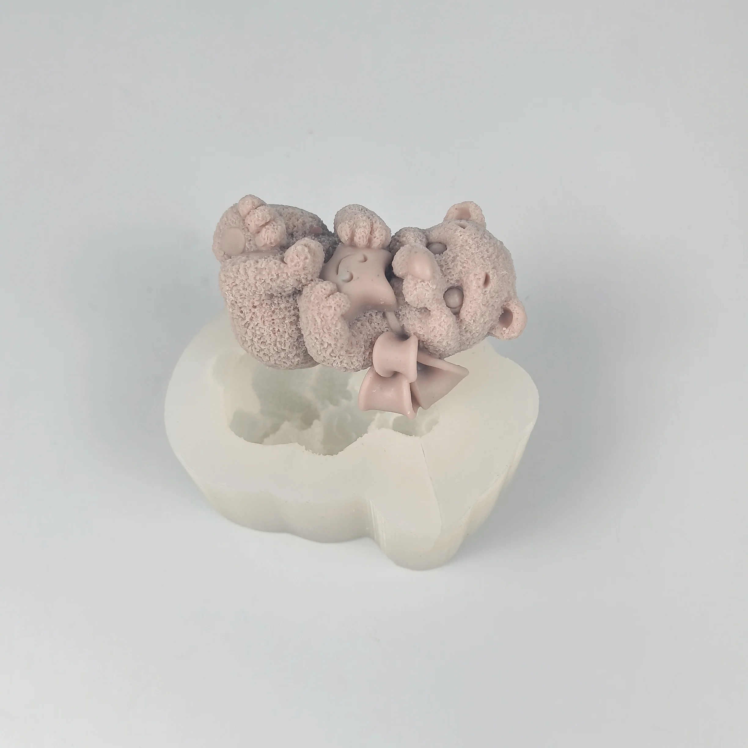 

2D Animals Mold Bow Bear Star Moulds Silicone Candle Soap Molds Clay Resin Cake Decor Wedding Birthday Candles Handmade DW0904