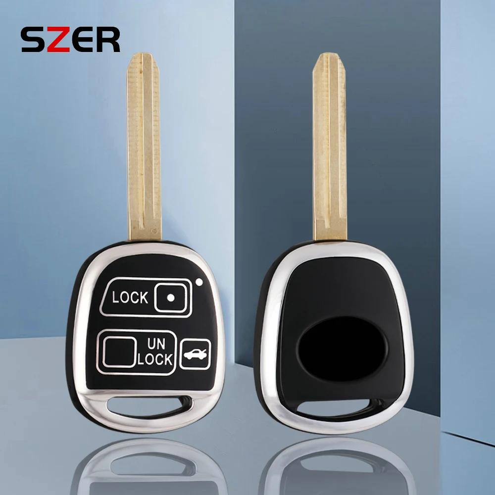 2/3 Buttons TPU Car Key Case Cover Fob For Toyota FJ Cruiser Land 2008-2014 Yaris Echo For Lexus ES GS LS IS RX SC LX RX400h