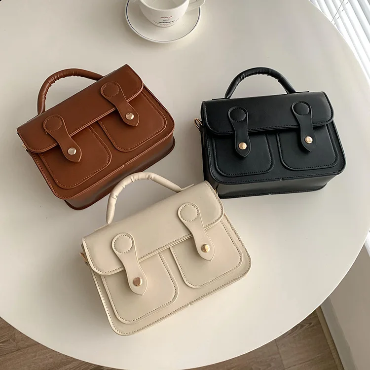 Vintage Women handbag small female shoulder bag pu leather ladies Totes girl messenger bags bolsas femininas brown satchels