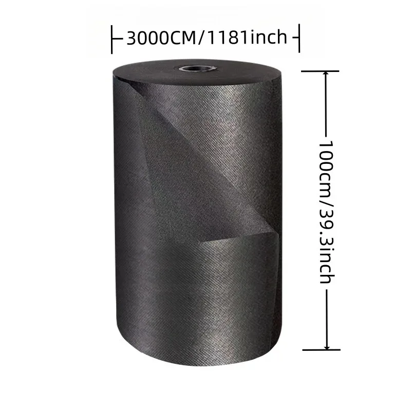1 Roll 118.1 Inch Wide Premium Garden Weed Barrier Landscape Fabric - Effective Weeding Control Fabric for Soil Protection