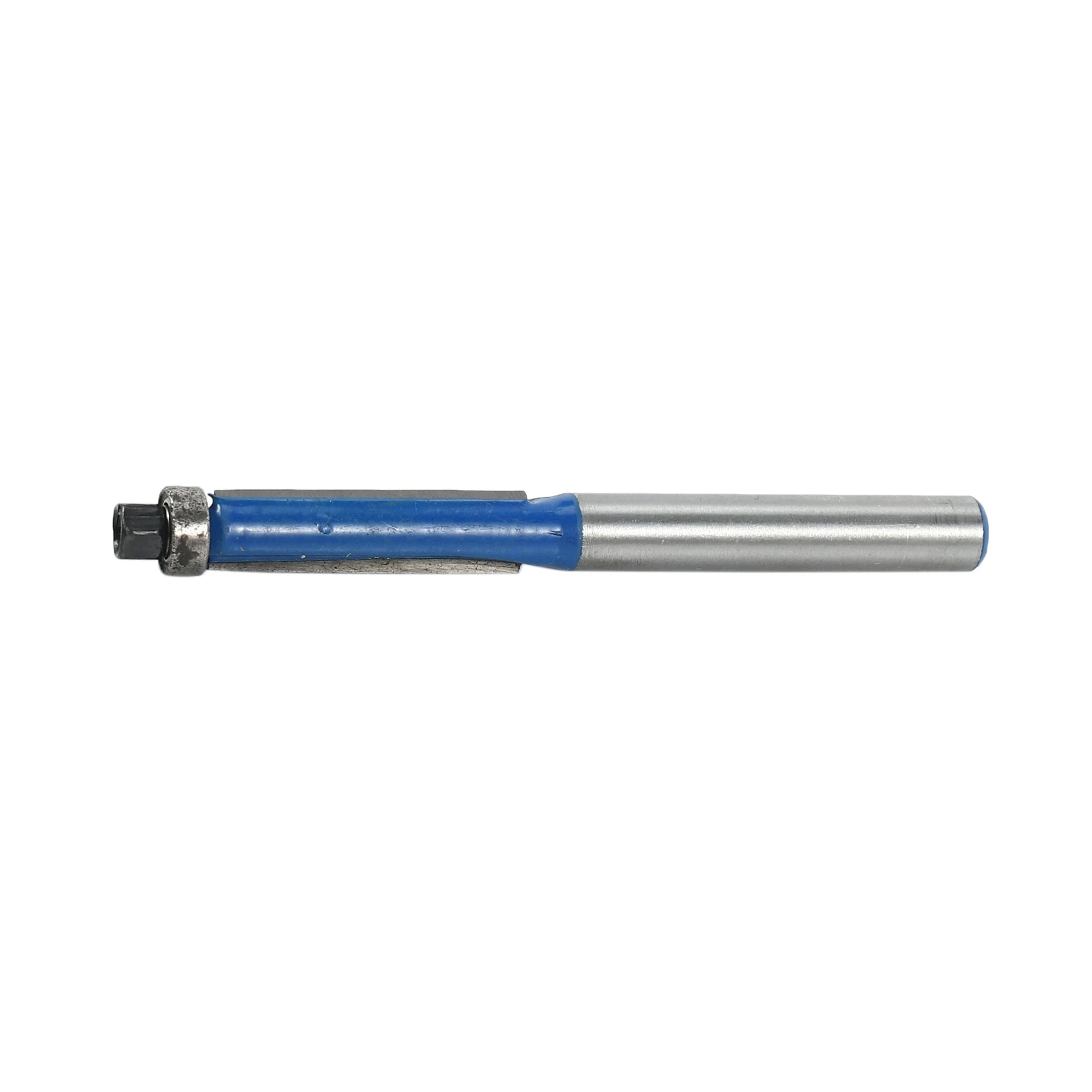 2pcs 2.6 inch Long 2 Edges Flush Trim Router Bit 1/4 inch x 1/4 inch for Carpenter