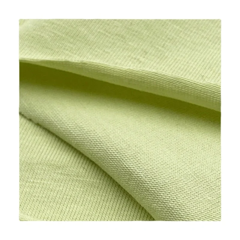 Width 68'' Solid Color Simple Elastic Pure Cotton Knitted Spandex Fabric By the meter For T-Shirt Dress Underwear Material