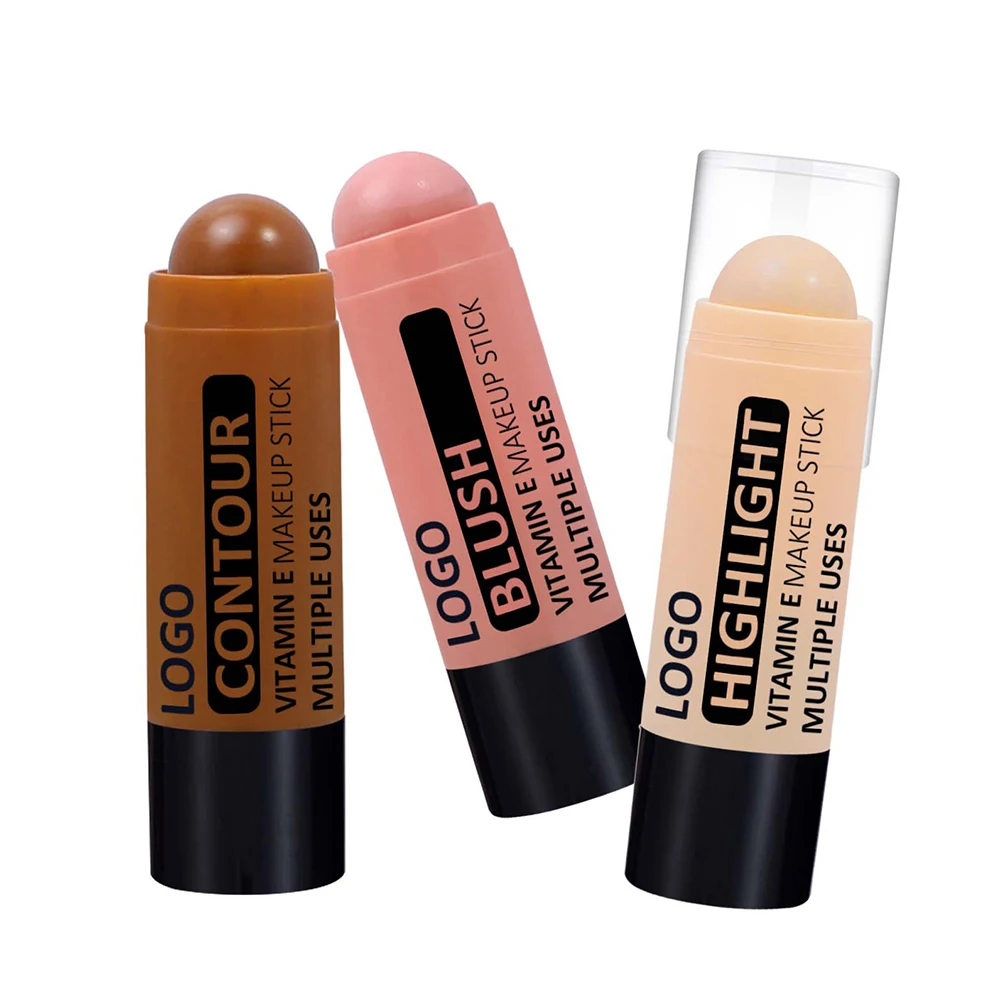 10色展開 プライベートブランド コンシーラースティック カスタムロゴ 長持ち 防水 多機能 ハイライター ブライトニング コントゥアメイク