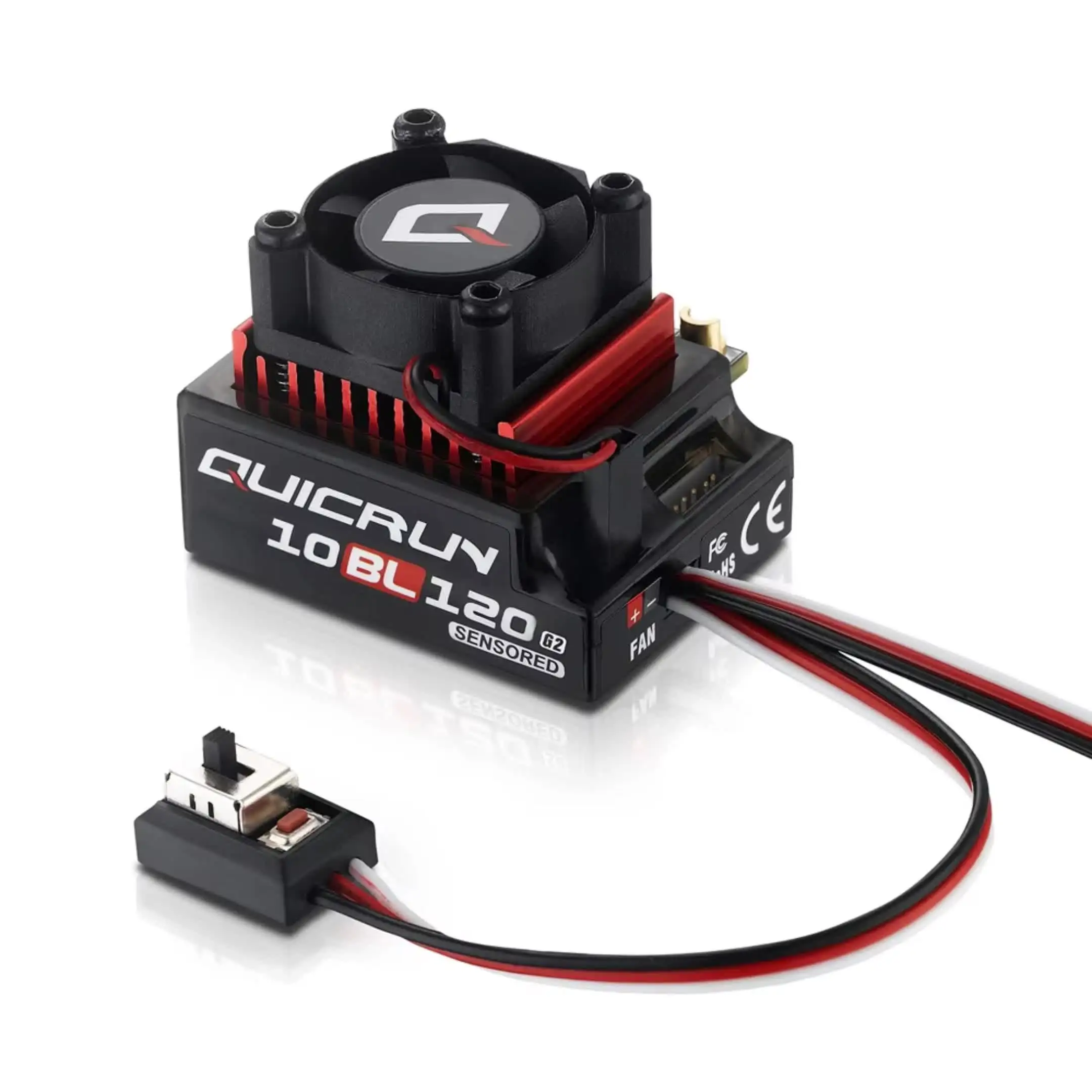 Hobbywing QUICRUN 10BL120 G2 120A センサー付きブラシレスESC 2-3S