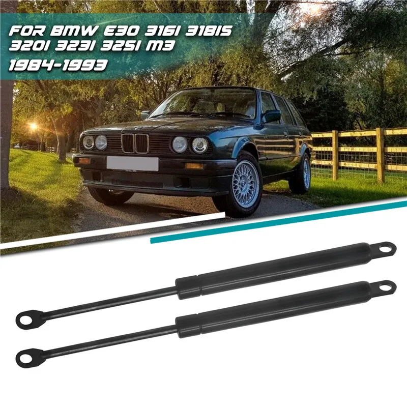 

For BMW E30 318i 318is 325 325e 325i 325ix 325is M3 1984-1993 Front Bonnet Hood Lift Supports Arm Shock Struts Car Accessories