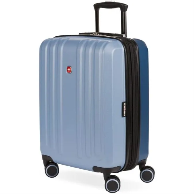 

Hard Shell Carry-On Luggage with Spinner Wheels, Expandable 2" ABS Suitcase for Travel