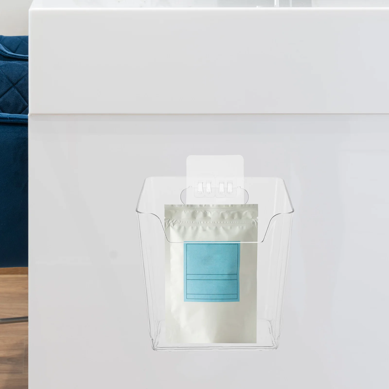 

4 Pcs Hanging Storage Box Organiser Travel Organizer Container Shoe Shelf Bathroom Handbag Transparent Door Hangings