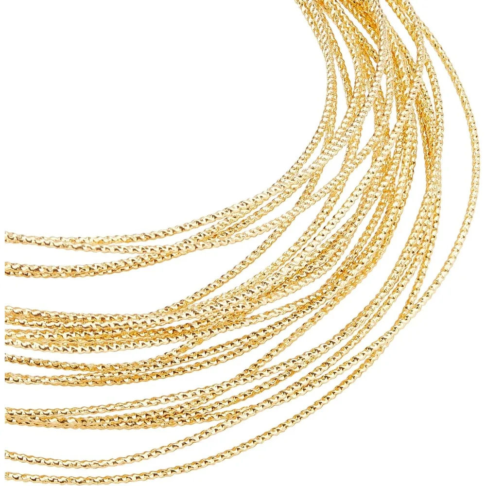 

16.4ft 18 Gauge 14K Real Gold Plated Engraved Twist Gold Wire Textured Copper Wire Half Hard Copper Wire for Jewelry Beading