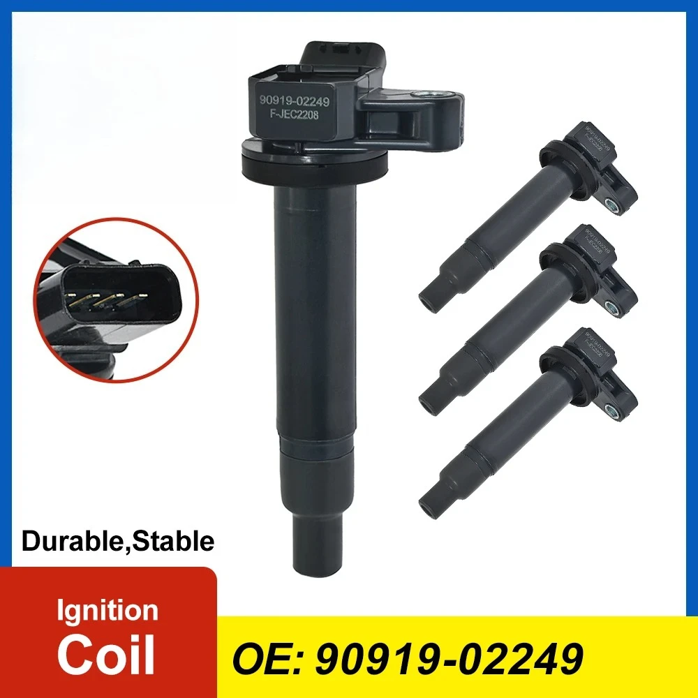 

Катушка зажигания 90919-02249 для двигателя 4293CC 207KW 4.3L V8, 2001-2003 гг., аксессуары для системы зажигания двигателя, 1/4 шт.