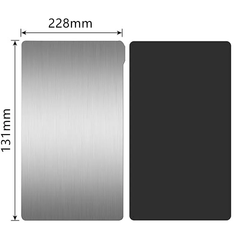 

ENERGETIC 1pc Photon Mono M7 Resin Build Plate Spring Steel Flexible Plate Magnetic Base for Anycubic M7 Pro 3D Printer 228x131