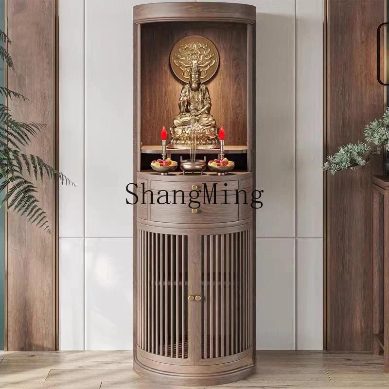 

SM Buddhist niche modern simple God of Wealth offering table company household Guan Gong Buddha statue cabinet offering table