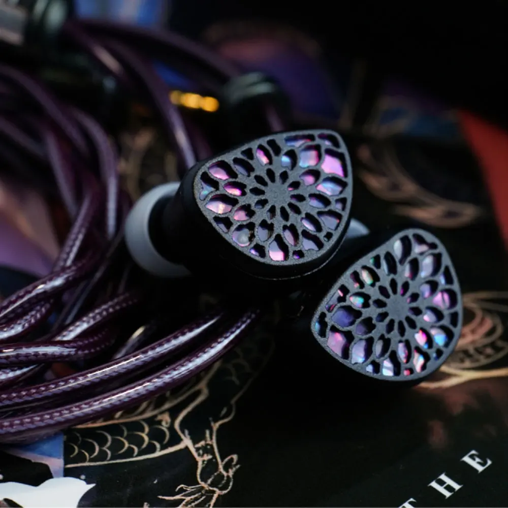 TANGZU Zetian wu Legend HIFI Earbud In-Ear Monitors IEMs Dual Planar Driver Wired Earphones 0.78mm 4.4mm Cables