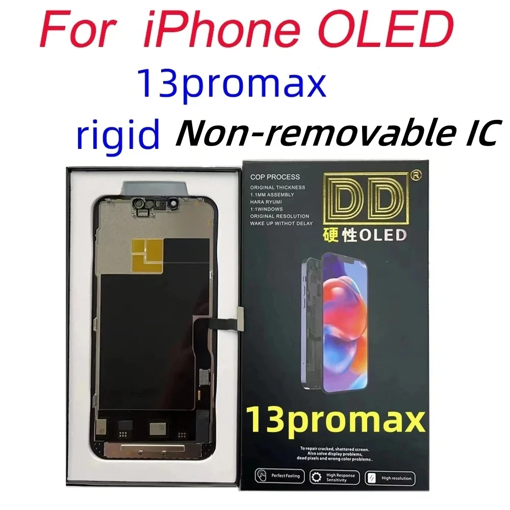 NO IC OLED Display For iPhone 13 14 15 13Pro 14Pro 15Pro 15Pro Max 13promax 14plus  LCD Solve Non-Genuine Screen Pop Up Problem