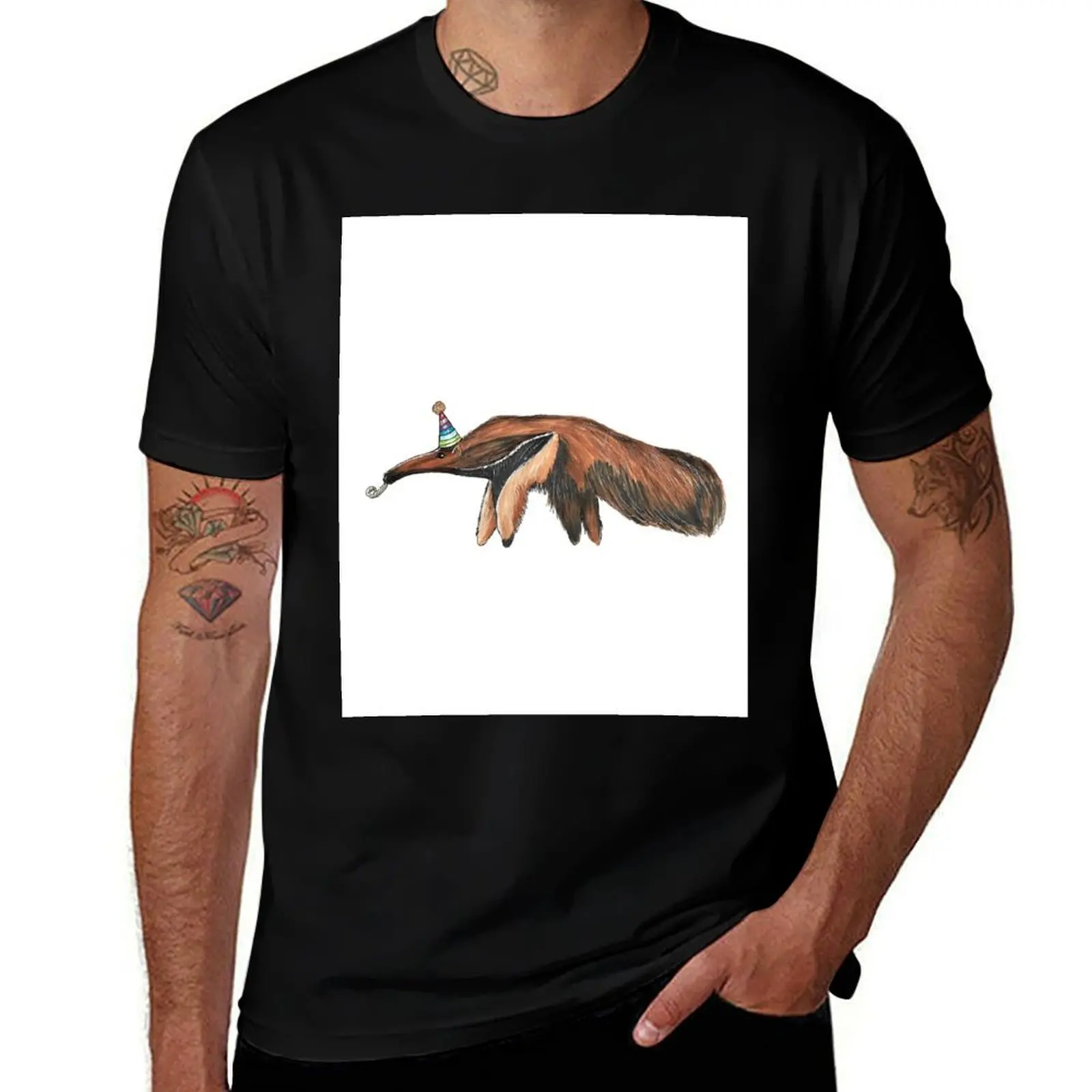 Happy Birthday From Mr.Anteater T-Shirt plain cheap stuff plus size men clothing