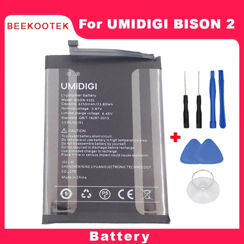 

New Original UMIDIGI BISON 2 Pro Battery Built In Cellphone Battery Repair Replacement Accessories For UMIDIGI BISON 2 Phone