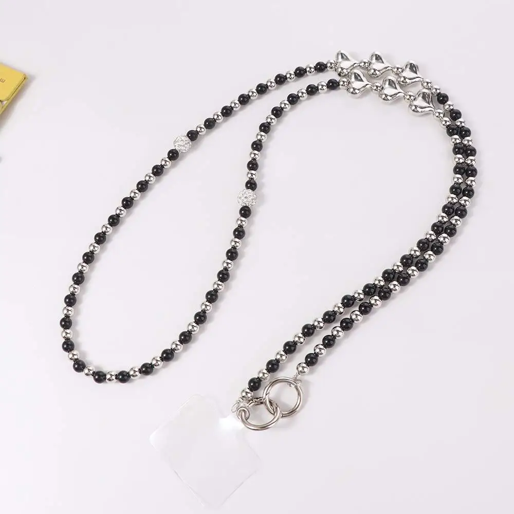 

Diagonal Lanyard Heart Mobile Phone Lanyard Anti-loss Bag Chain Crossbody Phone Chain Replace Long DIY Mobile Phone Chain