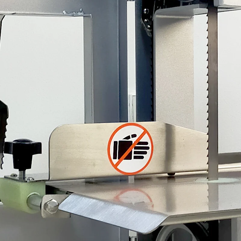 Máquina divisora de huesos eléctrica, carne congelada de alta potencia, costillas de nudillos de cerdo, hueso de ternera, sierra de huesos de pescado congelada