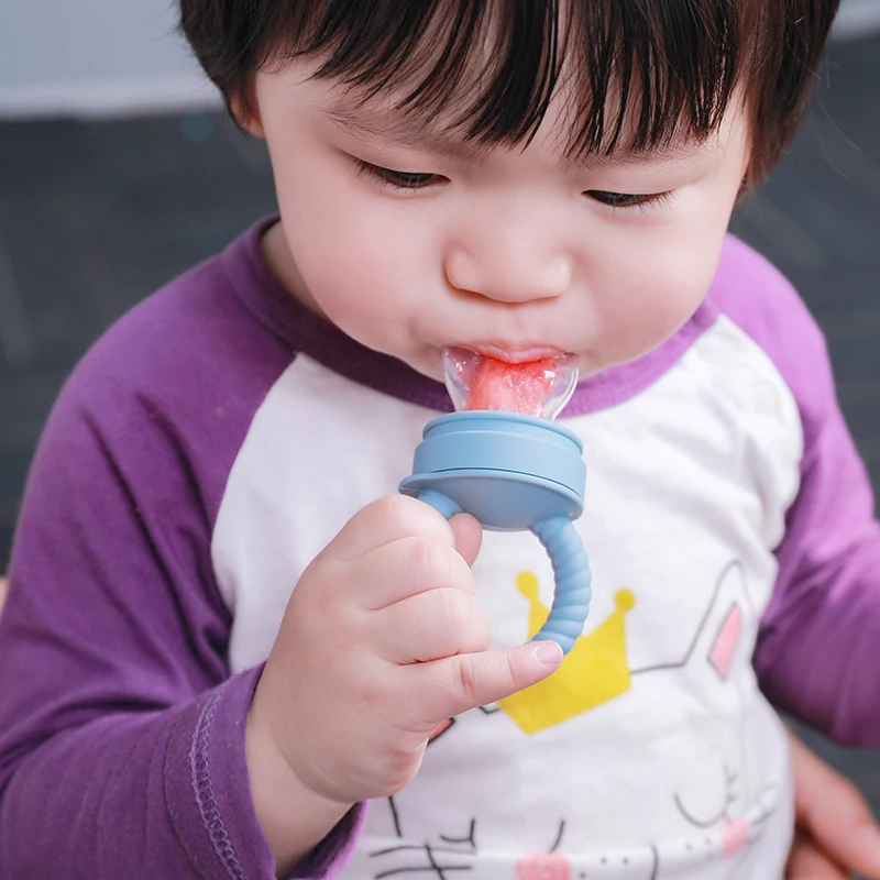 Food Grade Silicone Feeding Tableware Silicone Baby Pacifier Bottle Feeder Baby Pacifier Teether Molar Toys Children Gifts