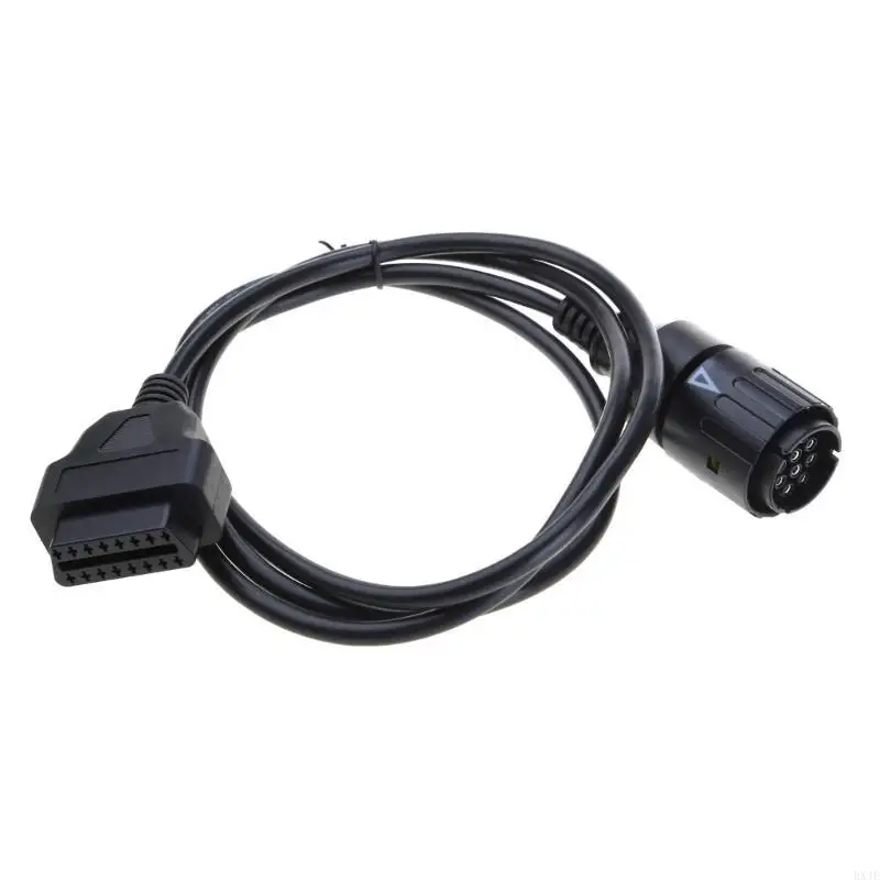 

RXJE ICOM-D Кабель для мотоциклов Диагностический кабель с 10 пинкой до OBD 16PIN Adapter долговечный