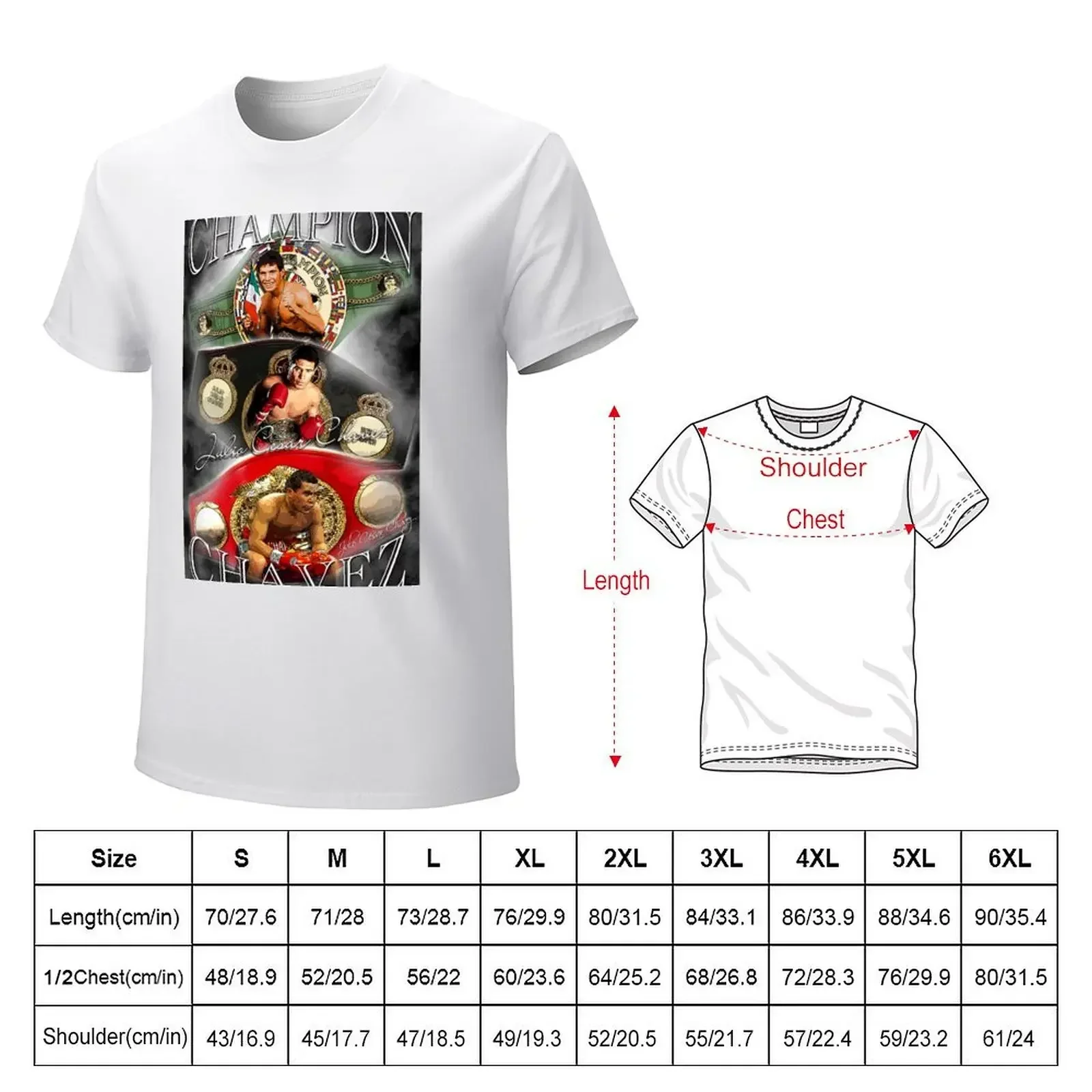 Julio Cesar Chavez Champion Shirt T-shirt boys animal print customs fruit of the loom mens t shirts