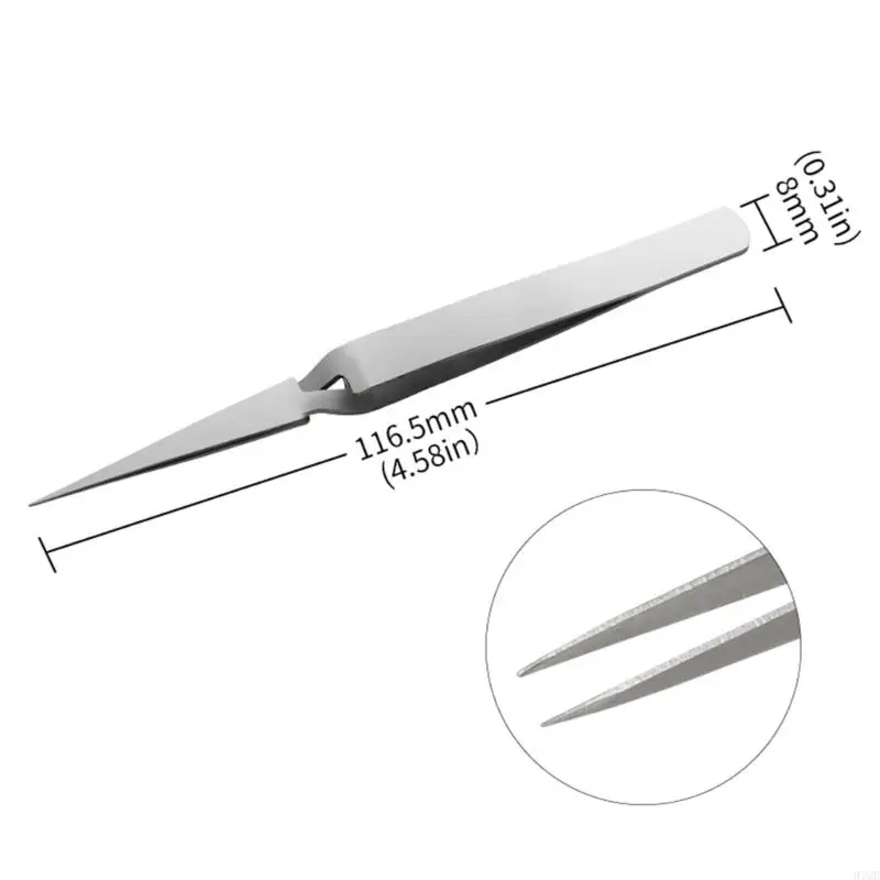 Ferramenta manutenção 97QD Economize esforço aço inoxidável trava cruzada reversa ação reversa Tweezers