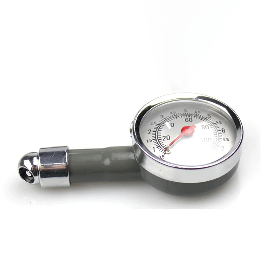 Stainless Steel Car Pressure Gauge Multi-functional Tire Pressure Gauge Deflated For High-precision Tire Testing Car Accessories