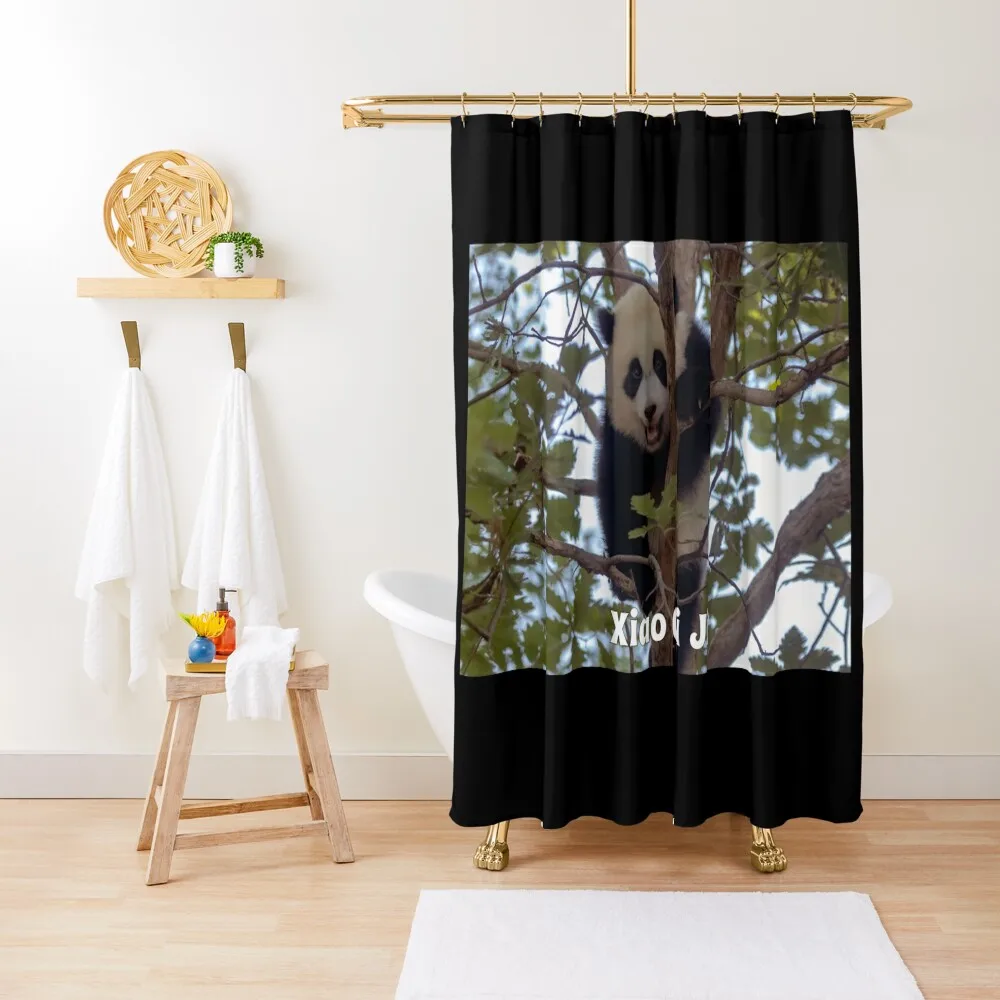 

Baby Panda Xiao Qi Ji at the National Zoo Shower Curtain Luxury Bathroom Shower Bathroom For Shower Curtain