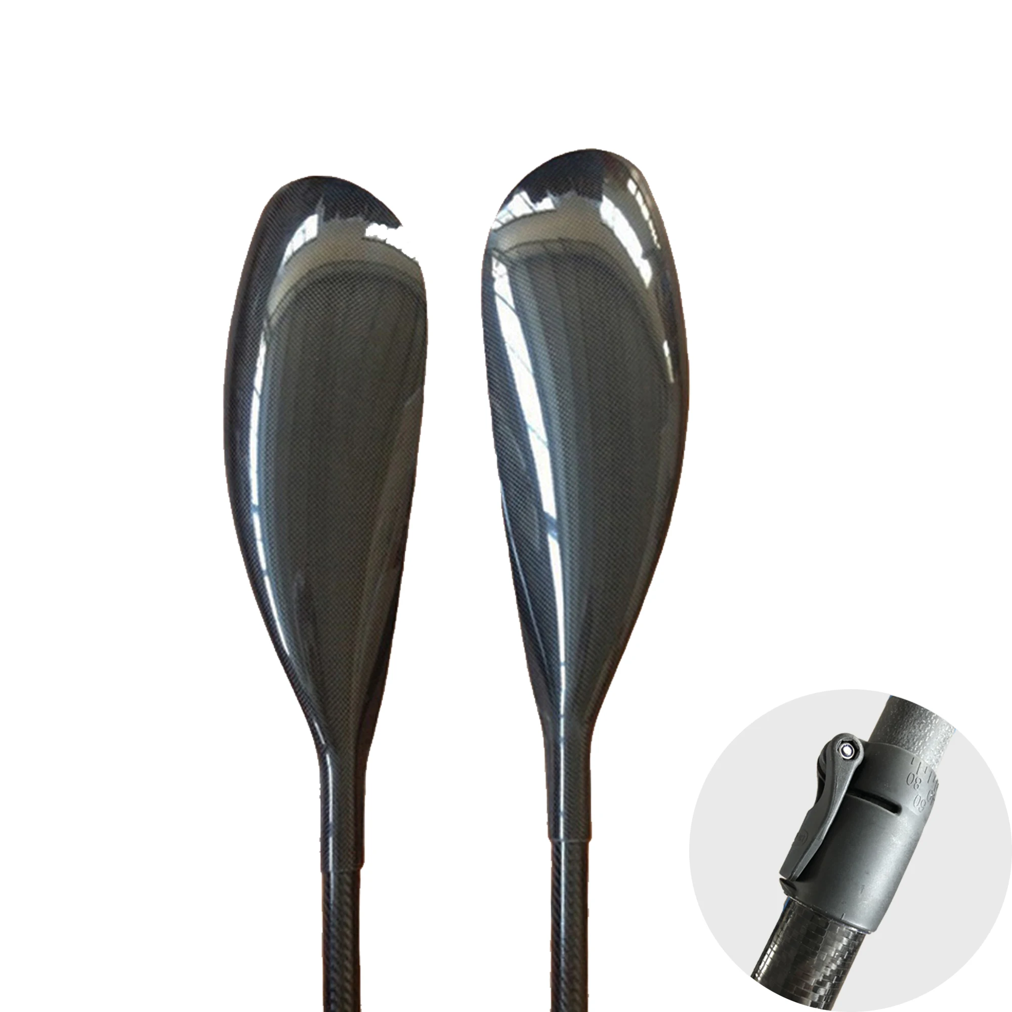 

2-Piecces Jantex Carbon Fiber Kayak Paddle Round Shaft Kayak Paddles Wing Blade Paddle for Kayaking