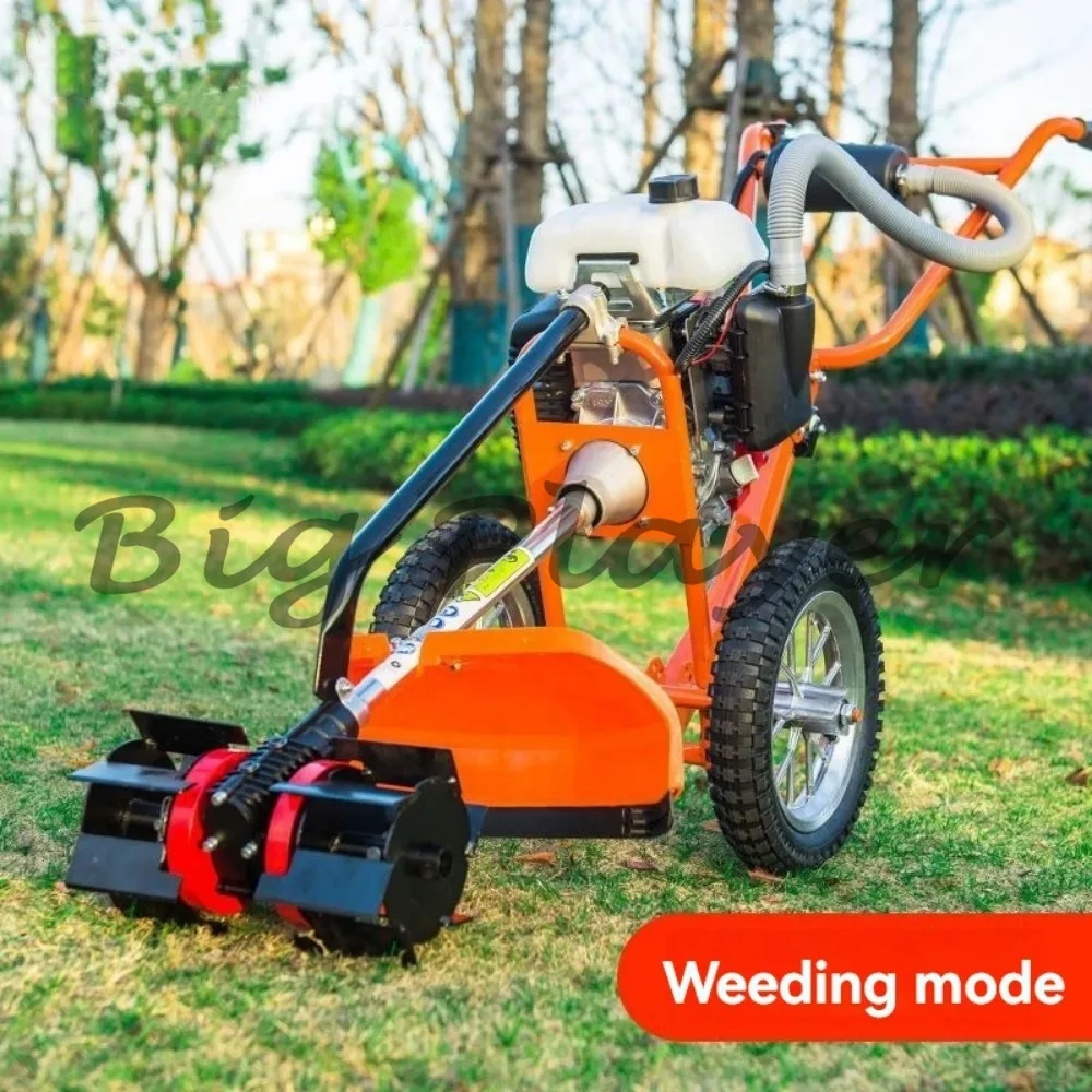 Lawn Mower  Multi-function Hand-push Lawn Mower Rotary Tillage Loose Soil Household Agricultural Weeding Machine