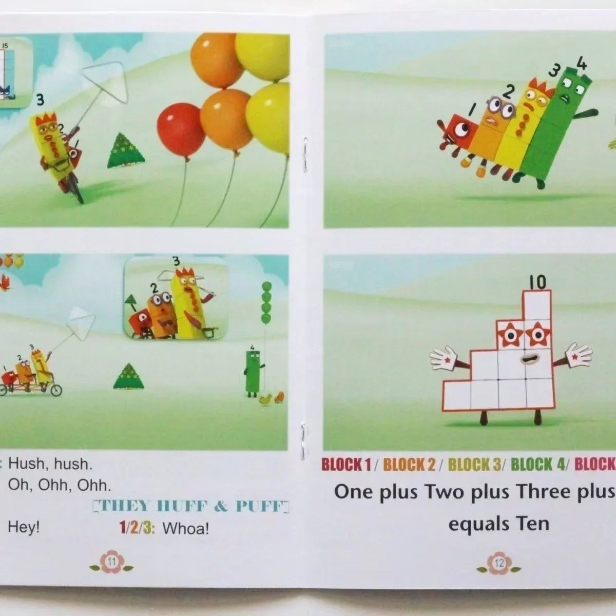 Numberblocks Alphablocks, bloques de construcción digitales, libro de aprendizaje de inglés para educación temprana para niños