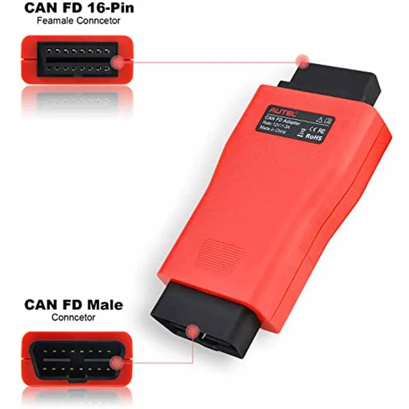 AUTEL CAN FD Adapter Compatible with MaxiFlash Elite J2534 VCI support CANFD PROTOCOL for Maxiflash Elite J2534 For GM MY2020