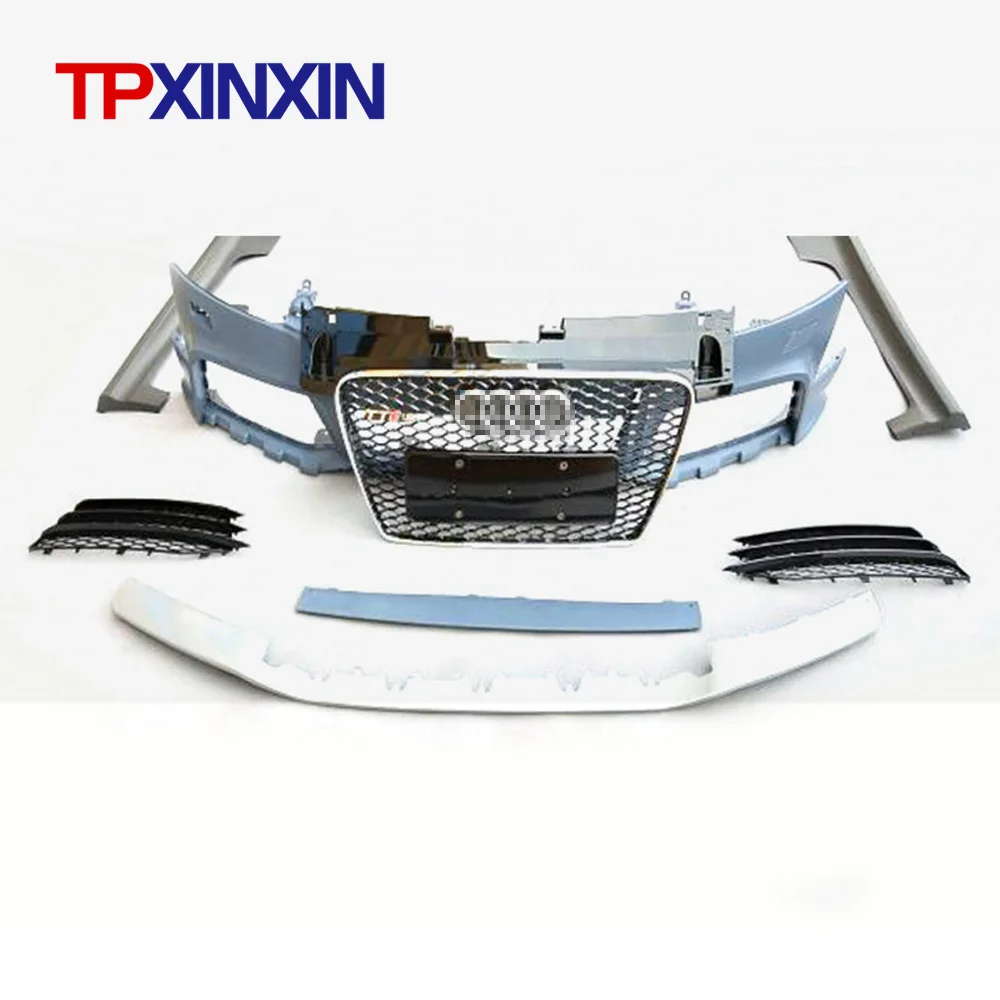 For Au-di TT 2008-2014 model modified rs large enveloping grille rs front and rear bars medium mesh side skirt