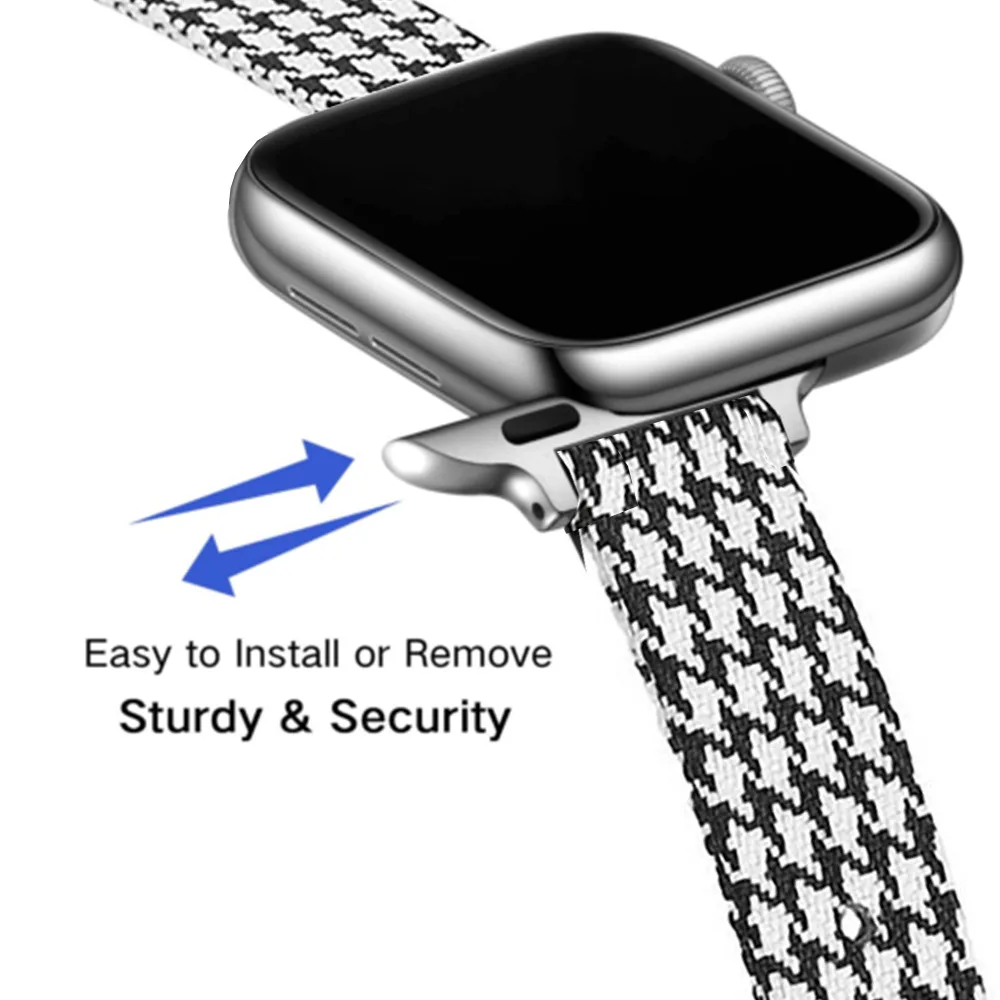 حزام منسوج من النايلون لساعة Apple IWatch Canvas Strap Apple Watch S10