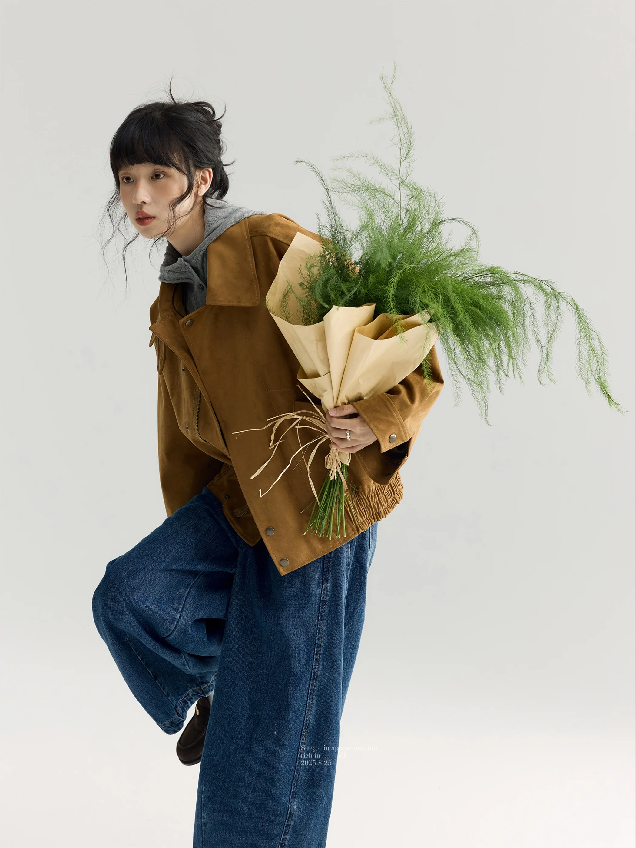 쿨 블랙 가죽 재킷 여성용 스타일리시 숏 바이커 코트 가을 신상 워크룸 패션 출퇴근 스타일 긴팔