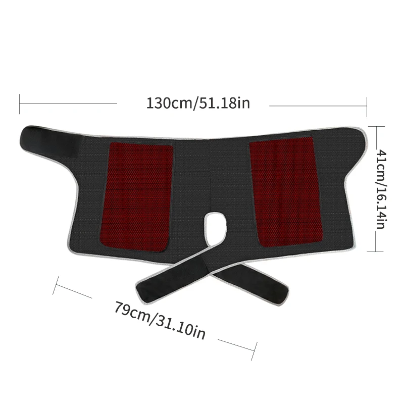 Red Light Heating Hip Protector with Hip Massager  Relieves Hip Pain   Promotes Blood Circulation  Muscle Relaxation