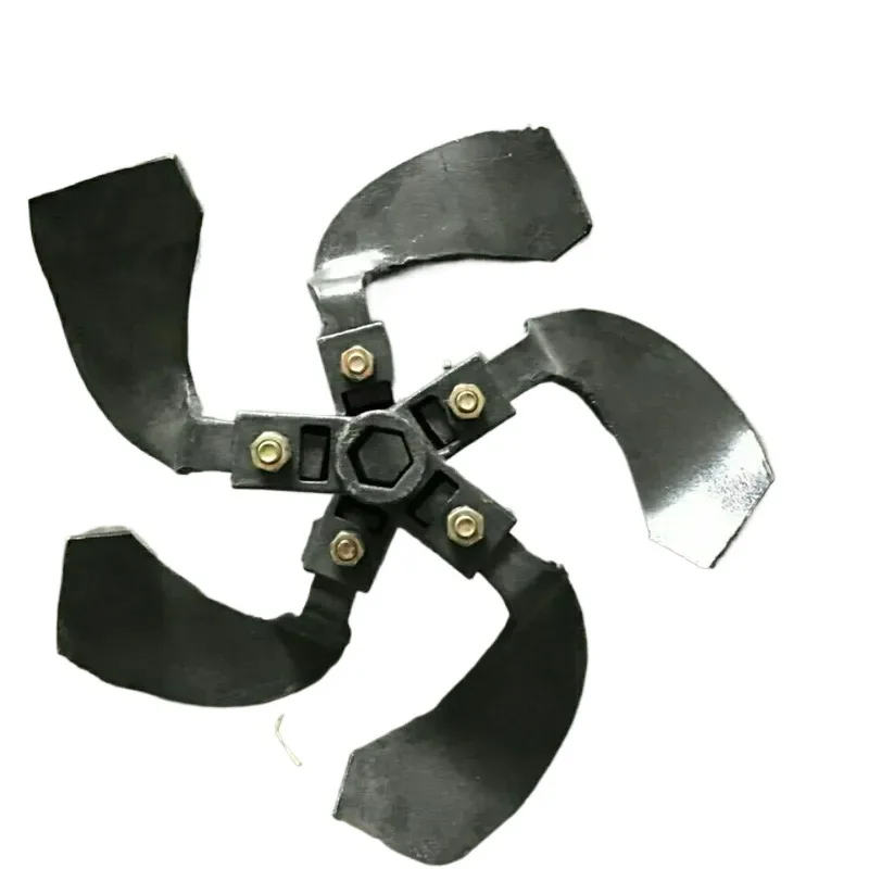 for Micro-tiller Trenching Knife Soil Cutter Rotary Tiller Blade Assembly Green Onion Soil Cutter Farm Garden Tool Parts