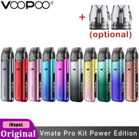 Original VOOPOO Vmate Pro Kit Power Edition 30W 900mAh Battery with 3ml Vmate Top Fill Cartridge Electronic Cigarette Vaporizer