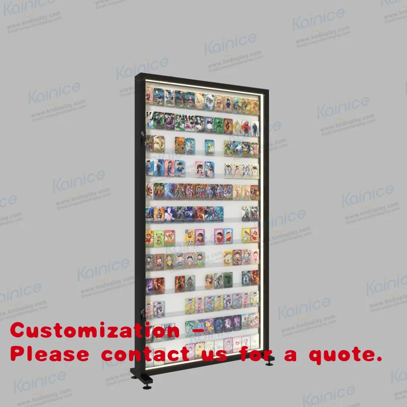 

Customize.Kainice Collectible Sports Card Display Acrylic Graded Lockable Card Display Stand Trading Card Display Showcase