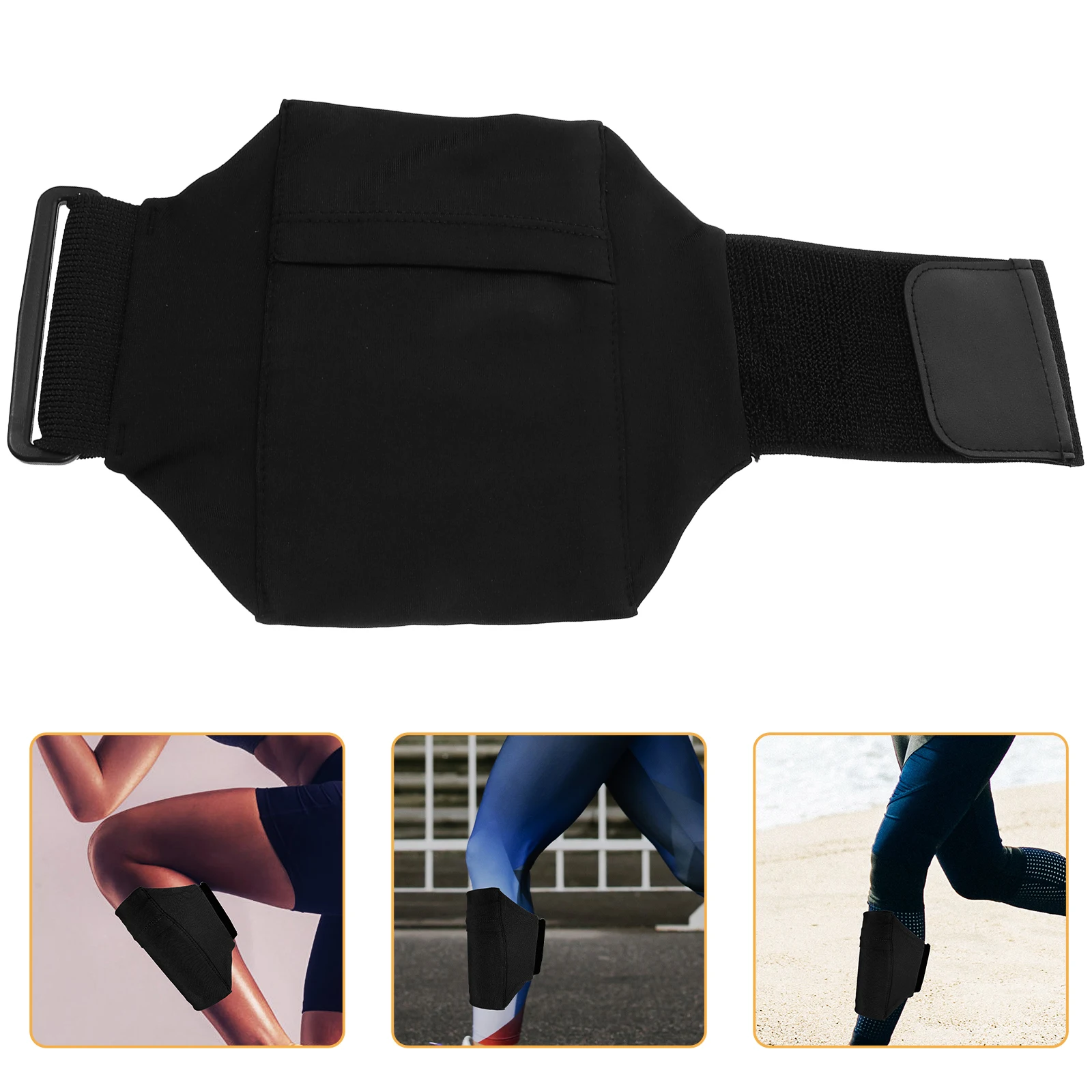 

Cell Phone Pouch Gray Adjustable Strap for Sports Running 5 5-7 5 Inch Mobile Outdoor Holder Fitness Accessory Phone Leg Band