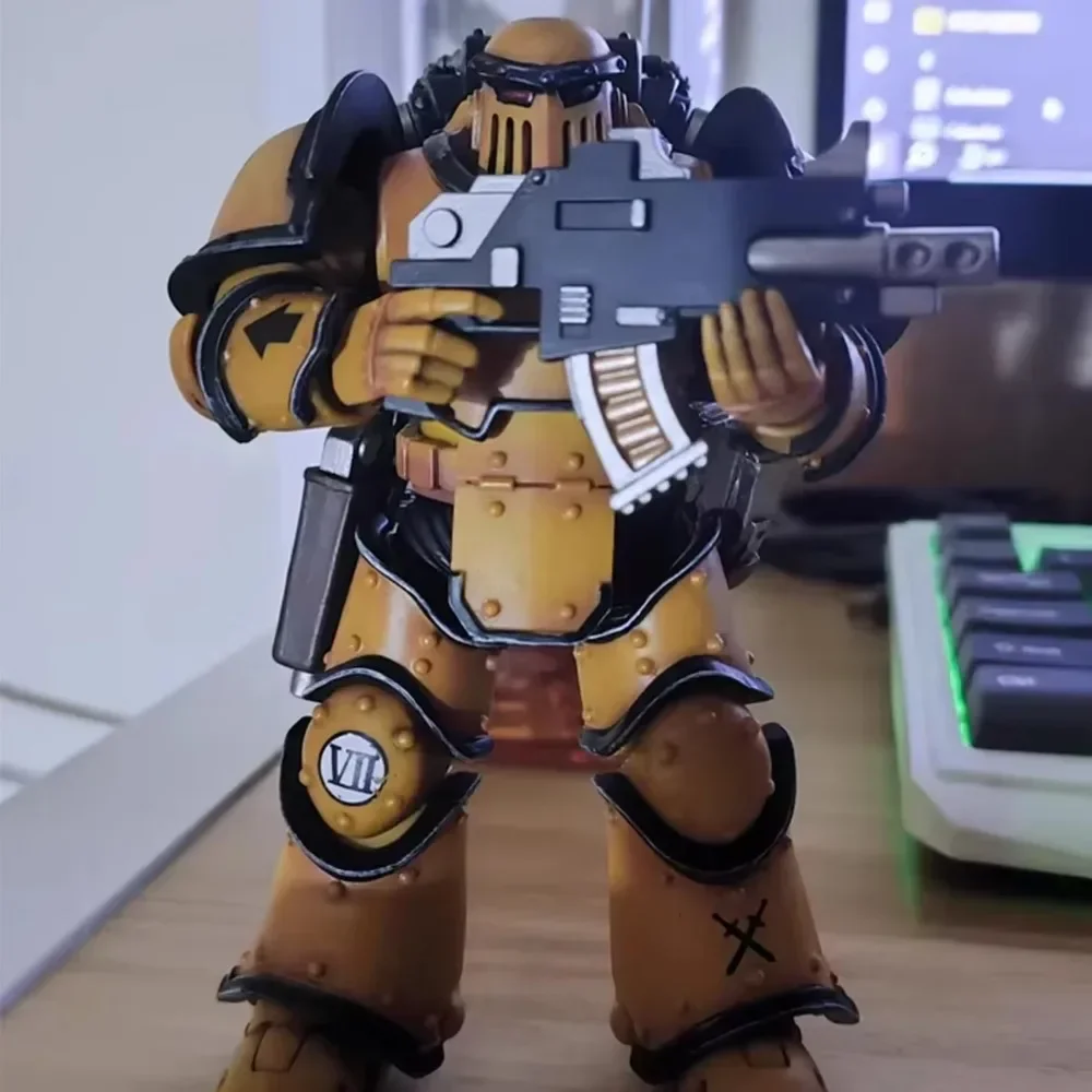 Joy ของเล่น Warhammer Horus Heresy Action Figure Imperial Fists Legion MkIII ยุทธวิธี Squad Joint Figurine เคลื่อนย้ายได้ของเล่น