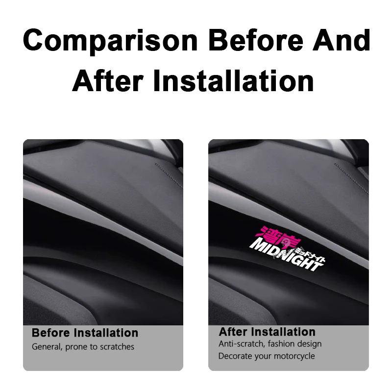 1PC Giapponese Moto Adesivi Impermeabile JDM Decal per Suzuki GSR Bandit 600 GSXR 750 Vstrom 650 GSX S1000 GSX S750 Burgman