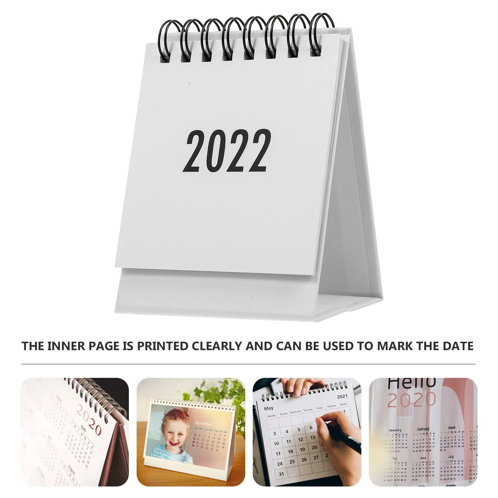 

2022 Mini Desk Calendar Monthly Small Desktop Weekly Daily Scheduler Paper Office Supply Saving Home School