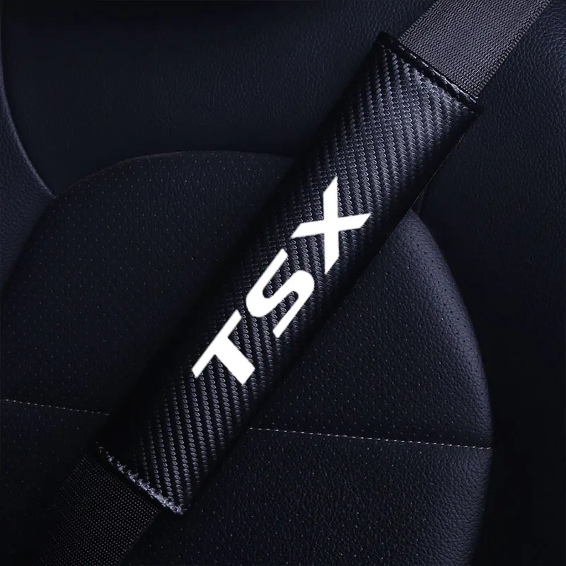 Car Safety Belt Shoulder Cover Breathable for Acura TSX Car Accessories Special for long-distance travel Seat Belt Padding Pad