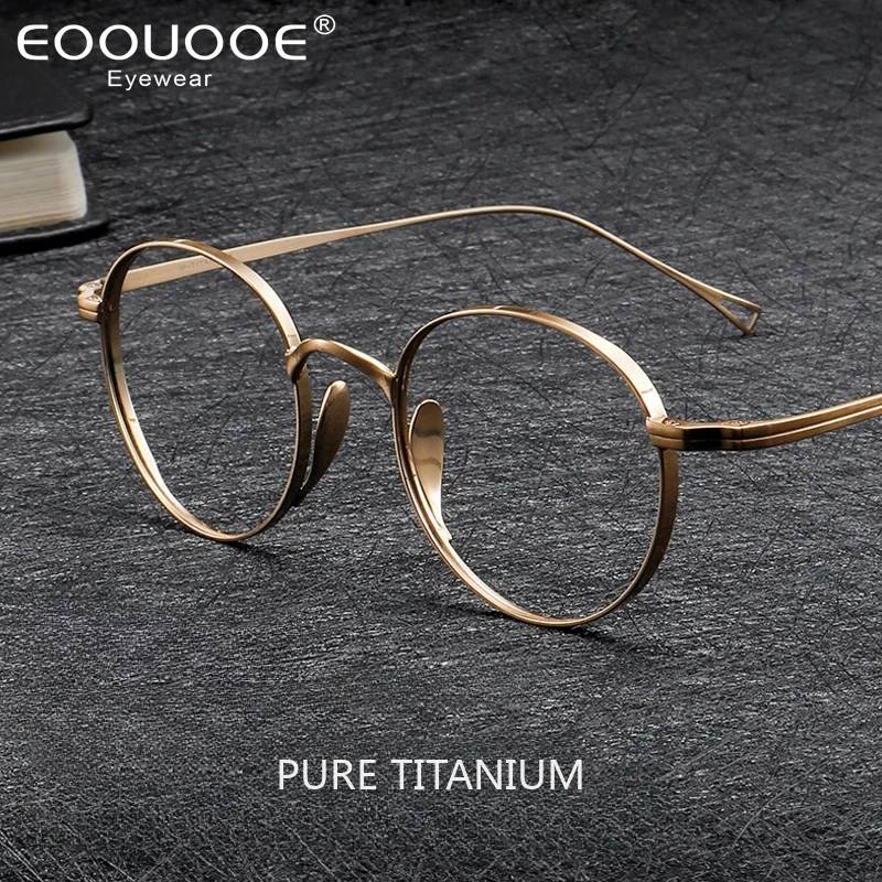 2024 Japan Brand Same Design KMN113 Women Men Frame Eyewear Pure Titanium Glasses