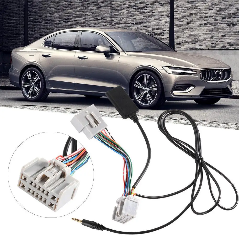 

Car AUX Bluetooth Audio Receiver Cable for Volvo C30 C70 S40 S60 S80 V40 V50 XC60 Music Adapter