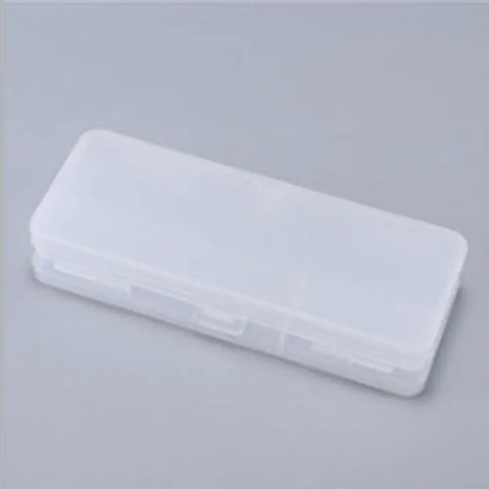

Plastic Transparent Pencil Case Storage Box Pencil Holder Dual-Layer Pencil Box Dustproof Macaron Simple Pen Case Student
