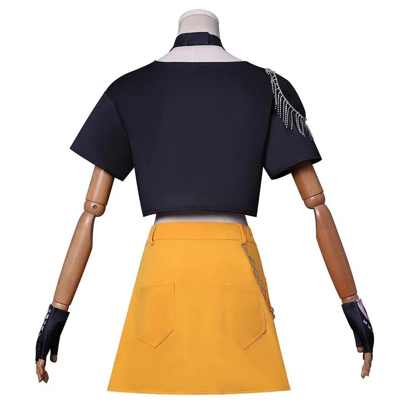 CyMira コスプレ衣装 アニメ K-POP デモンハンターズ ミラ コスプレ衣装 衣装 ウィッグ ハロウィンコスチューム 女性 女の子向け 2025 HOT Adu