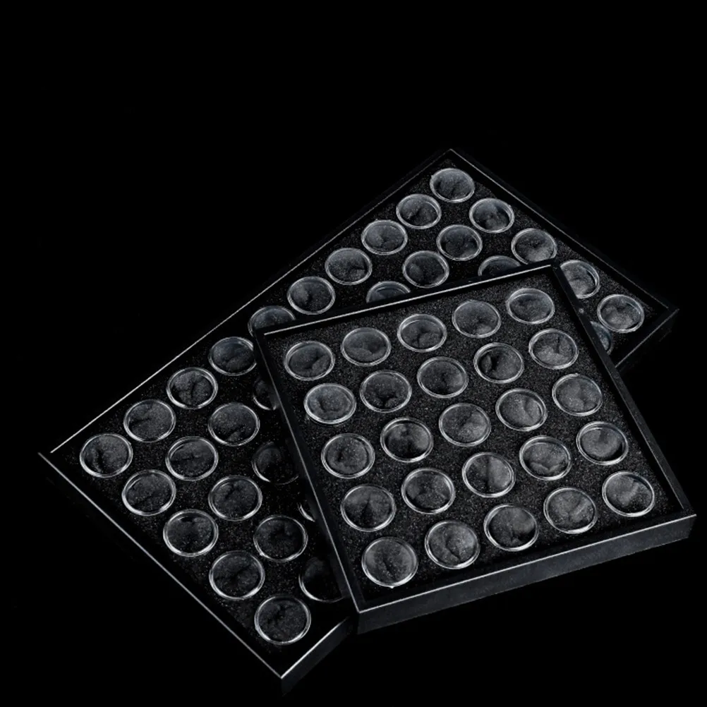 

1Pcs 50-Slot Manicure Rhinestone Storage Box Compact Desktop Jewelry Organizer Sturdy Portable for Nail Art Beads Diamond