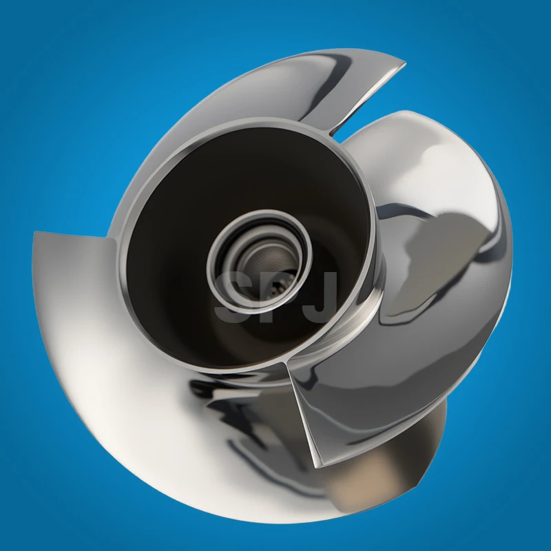 Sample Available Polished Jet Ski Impeller for Seadoo GTI 90/GTS 90 PWC 150mm Diameter 10/16 Pitch Outboard Impeller